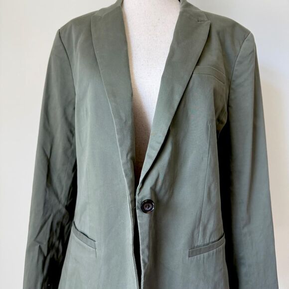 Banana Republic green blazer Size 12 - Picture 2 of 5